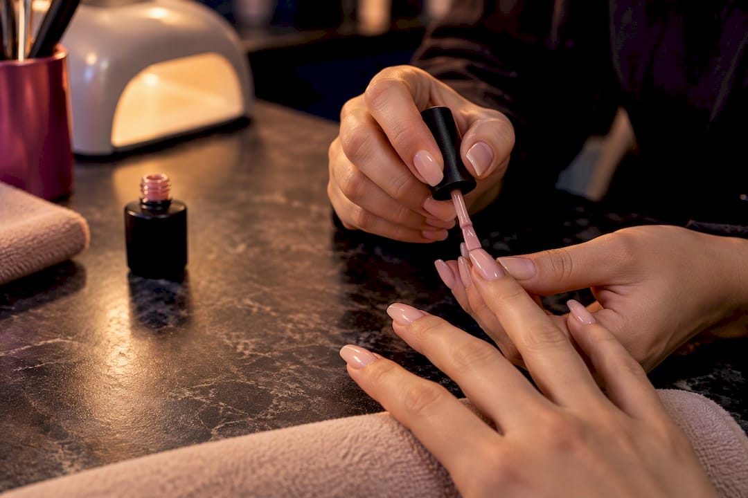 Gellak aanbrengen op acrylnagels