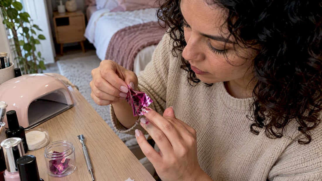 Transferfolie plakt maar deels op de nagel