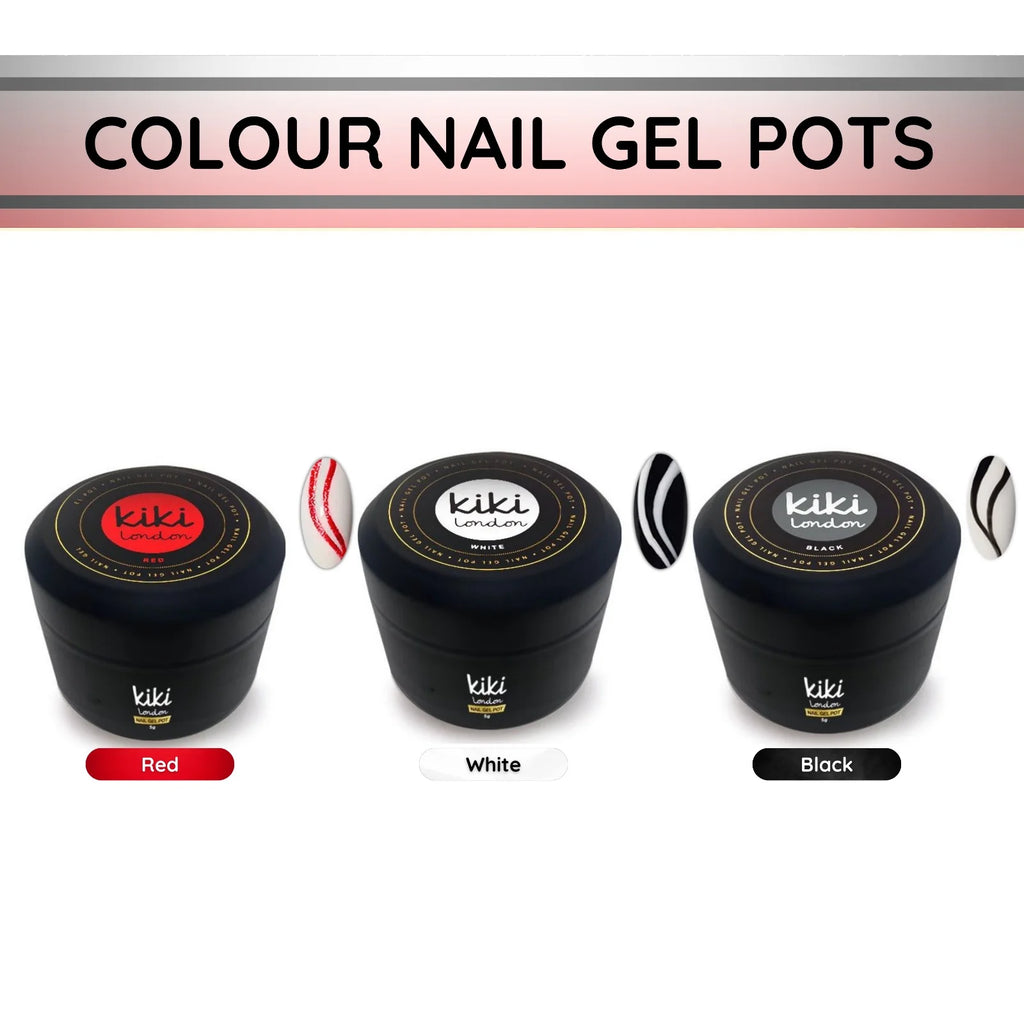 Colour Nail Gel Pots GP03 Rood - Kiki London Benelux