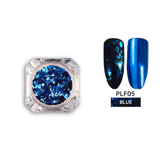 Platinum Flakes Blue