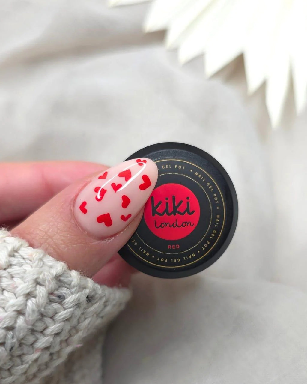 Colour Nail Gel Pots GP03 Rood - Kiki London Benelux