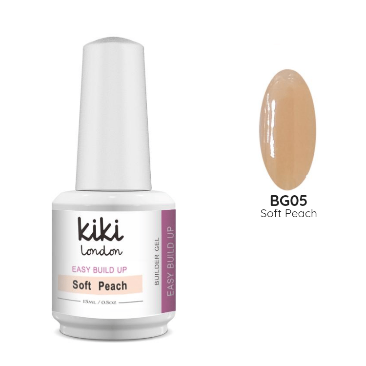 Easy Build Up Builder Gel Soft Peach 15ml - Kiki London Benelux