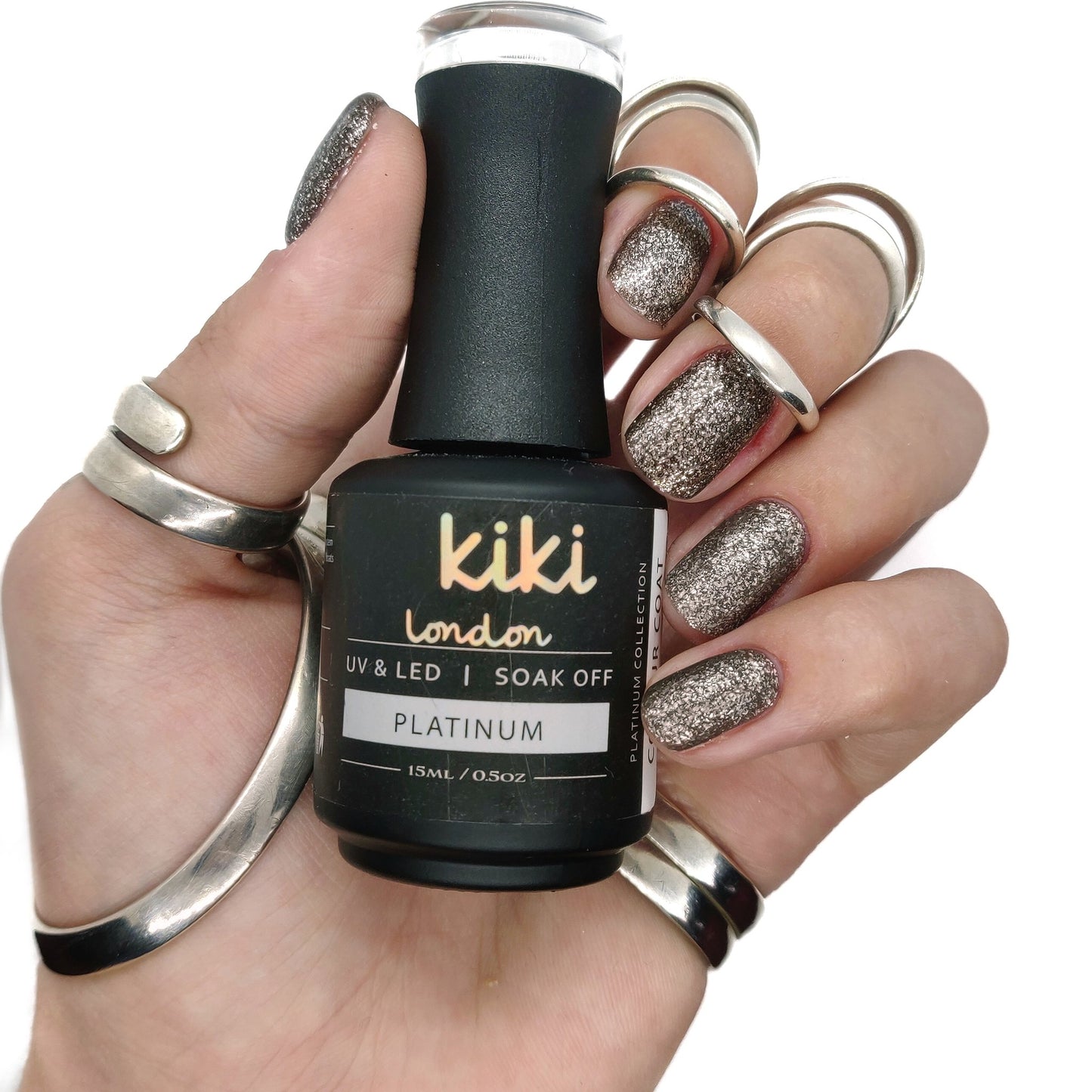 Platinum Black Frost 15ml - Kiki London Benelux