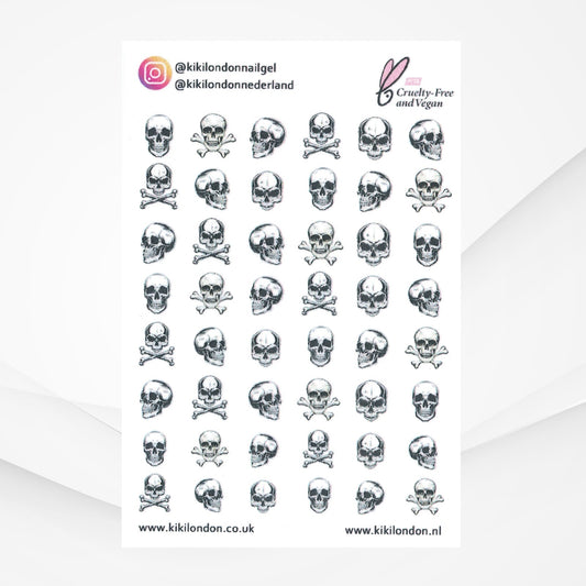 Water Decals  Classic Skulls - Kiki London Benelux