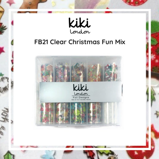 Nail Foil Clear Christmas Fun Mix