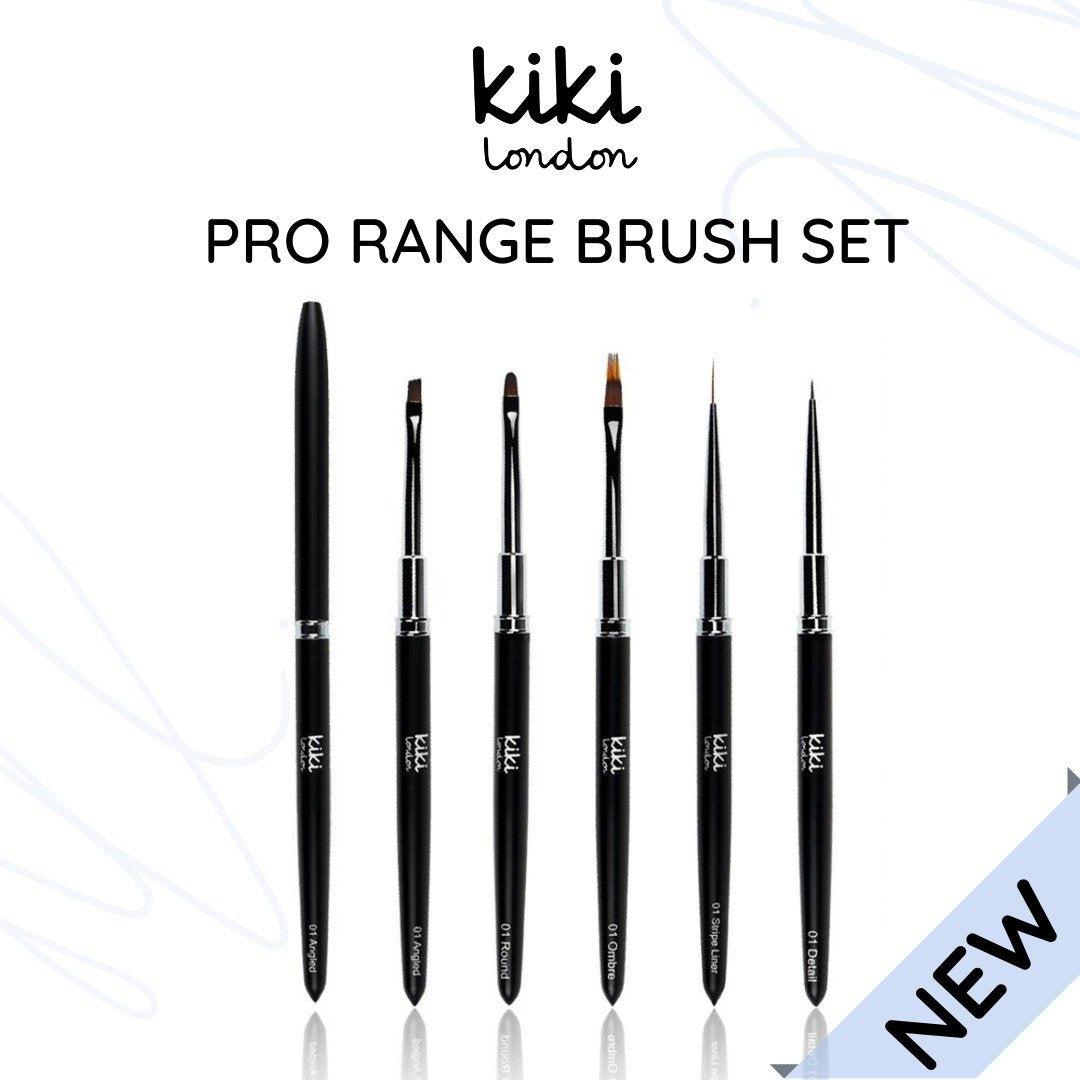 Pro Range Nail Art Angled Brush - Kiki London Benelux