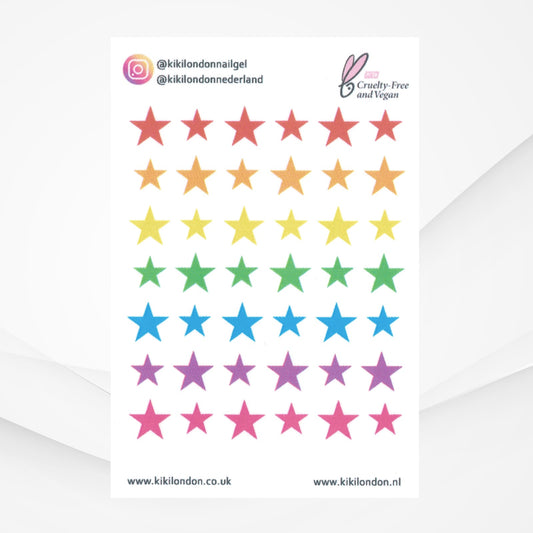 Water Decals Rainbow Stars - Kiki London Benelux